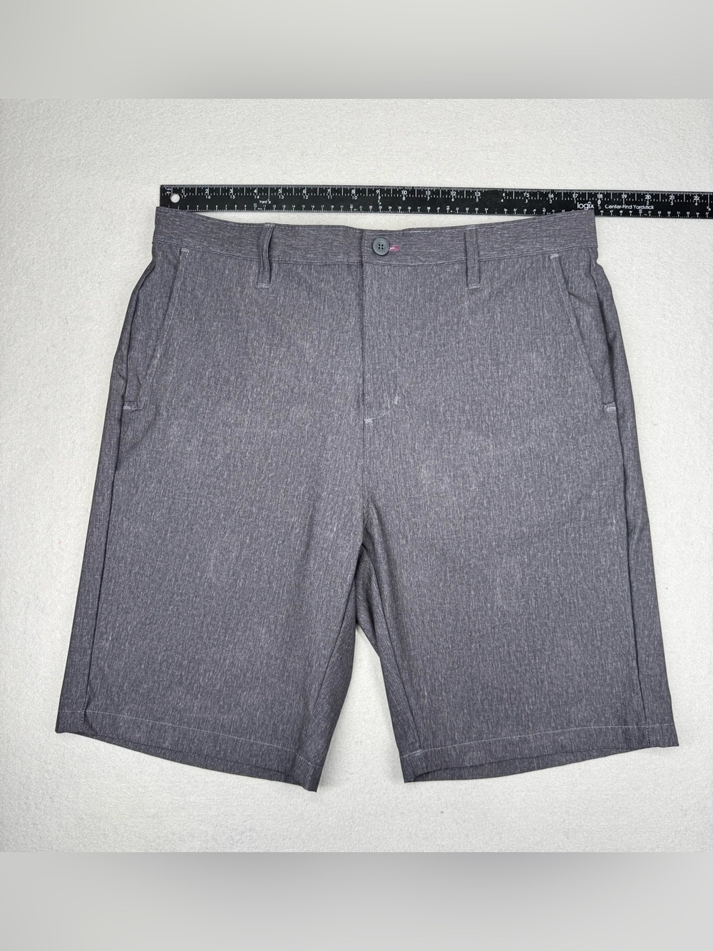 Ron Jon Surf Co Charcoal Flat Front Board Hybrid Shorts Size 34 - ROXG9820